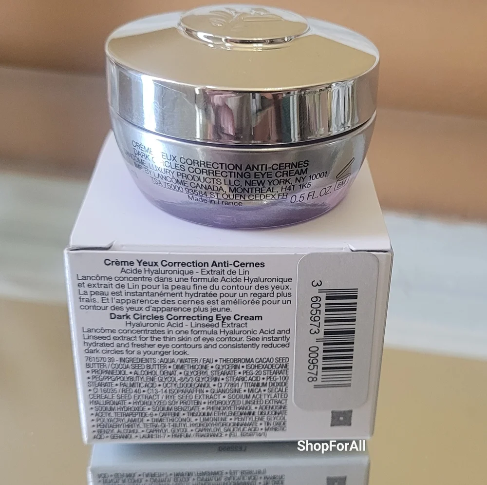 New LANCÔME RENERGIE YEUX DARK CIRCLE CORRECTING EYE CREAM 0.5 FL OZ